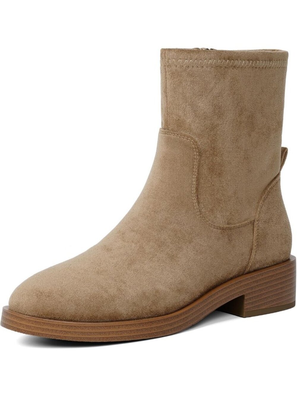 Stylish Ankle Boots for Women | Round Toe Chunky Heel | Fall & Winter Footwear